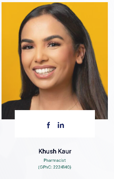Khush Kaur, Pharmacist at Balance Pharmacy